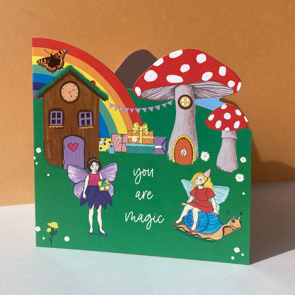 Fairy Garden Birthday Card