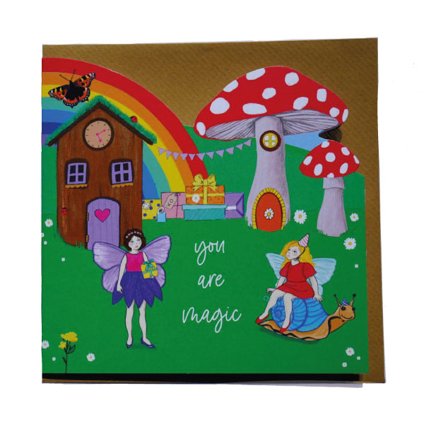 Fairy Garden Birthday Card