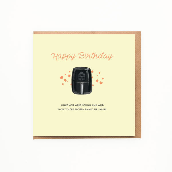 Air Fryer Birthday Card