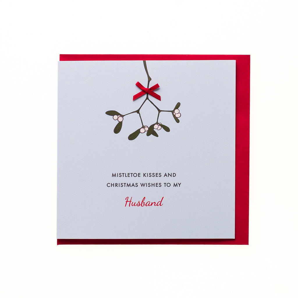 Happy Christmas Husband Card