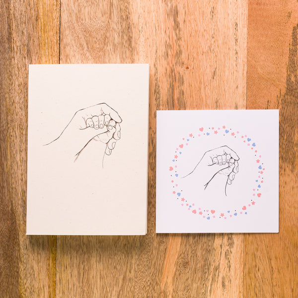 Baby A5 Notebook & Matching Card