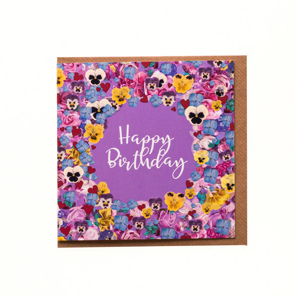 Flower Birthday Card
