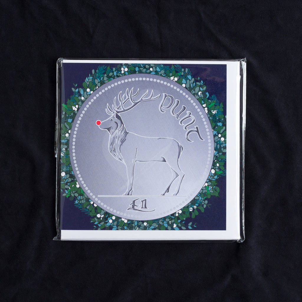 Pack of 6 Punt Christmas Cards