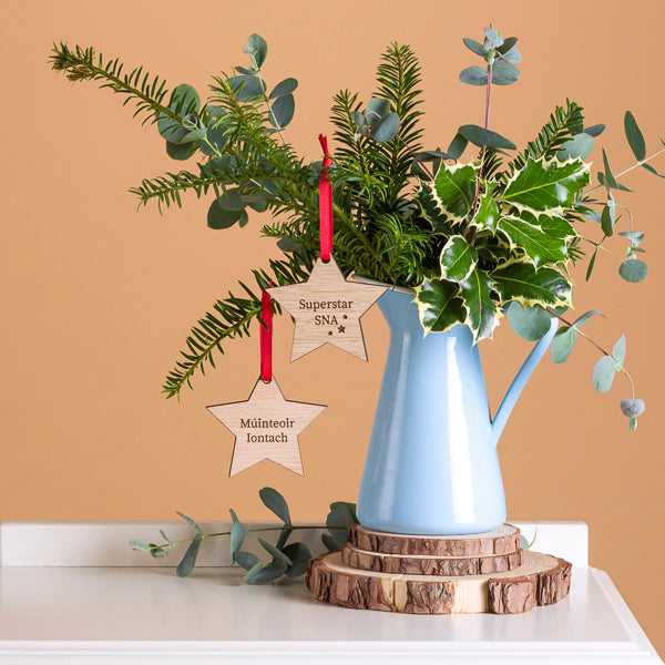 SNA Wooden Star Decoration