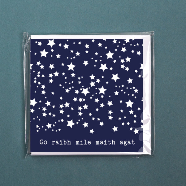 Pack of 6 Cards- Irish thanks a million