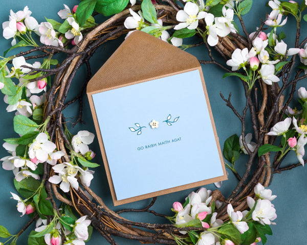 Go Raibh Maith Agat - Irish Thank You Craft Card