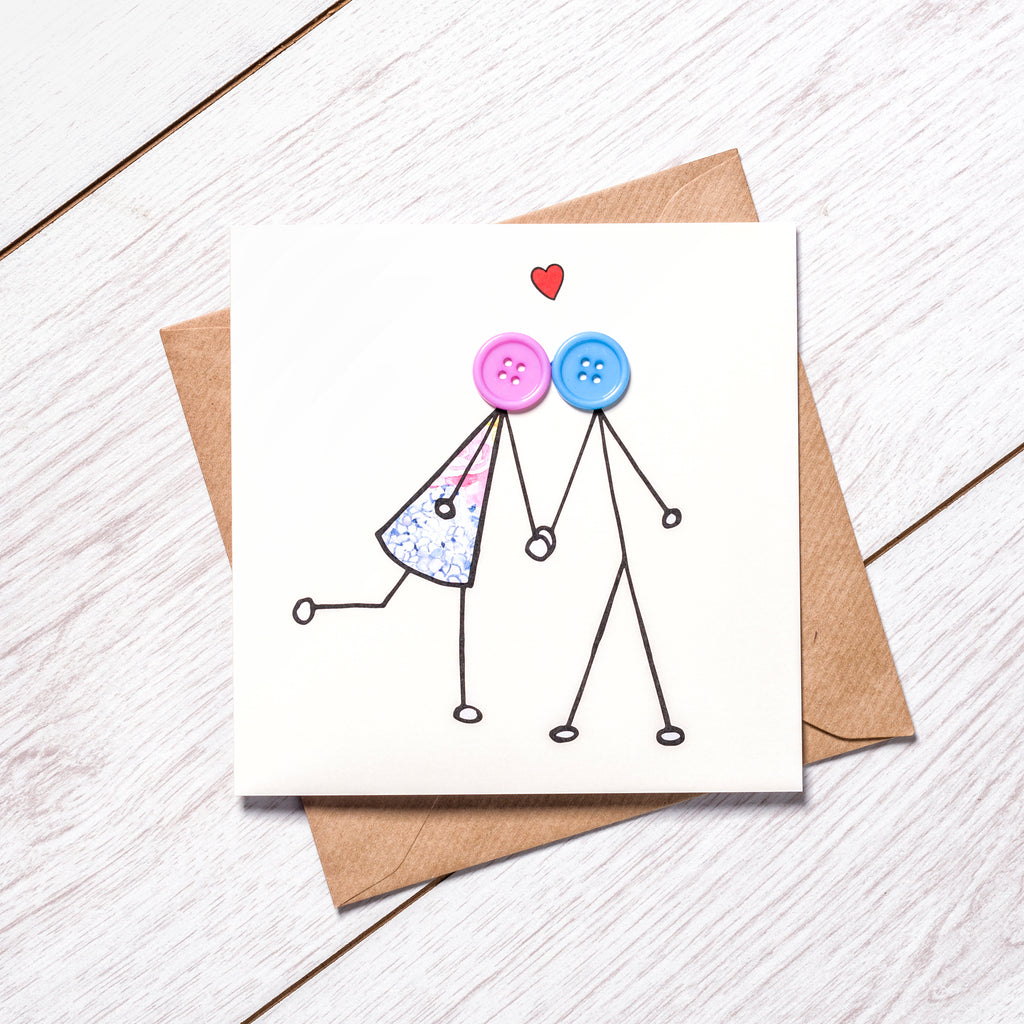 Button Love Boy & Girl