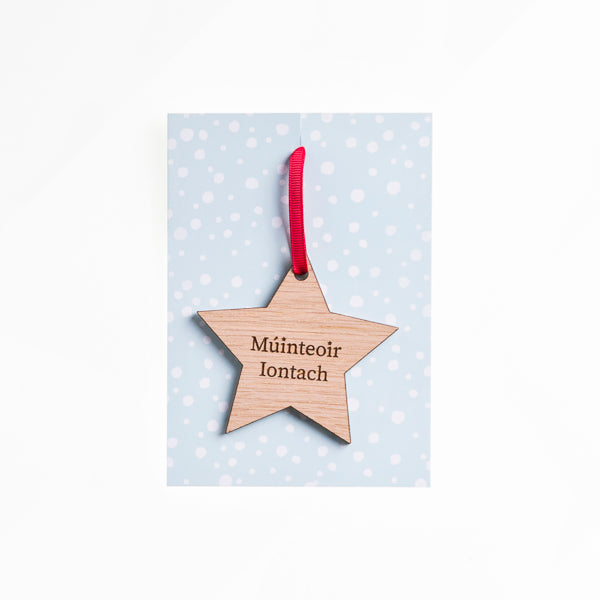Múinteoir Iontach  Wooden Star Decoration
