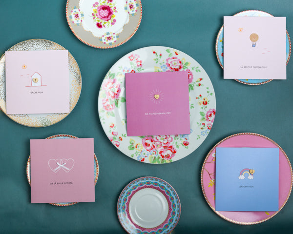 Ag Smaoineamh Ort -  Irish Thinking of You Craft Card