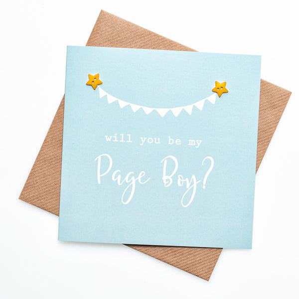 Will you be my Page Boy