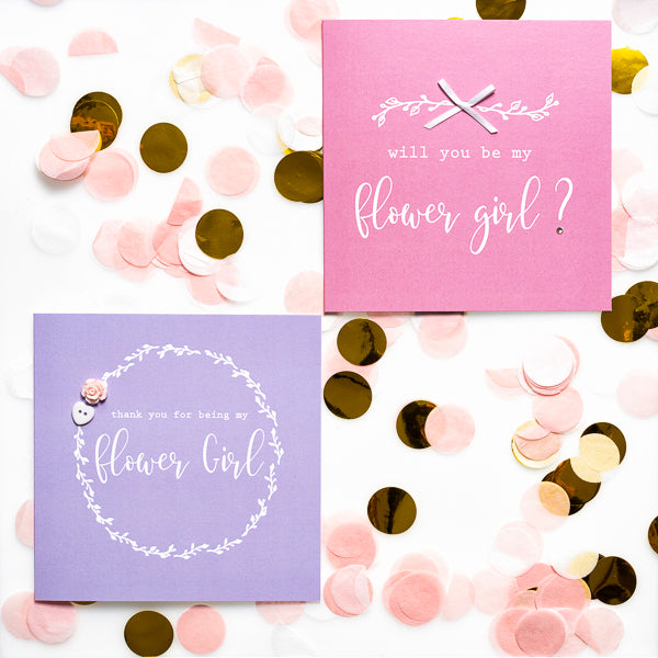 Thank you for being my Flower Girl