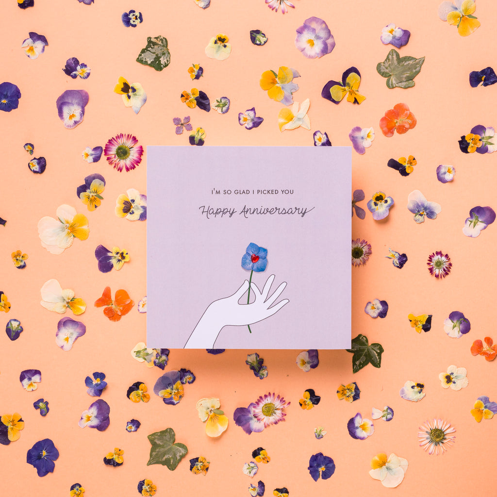 Anniversary Flower Card