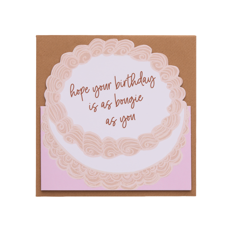 Bougie birthday Card