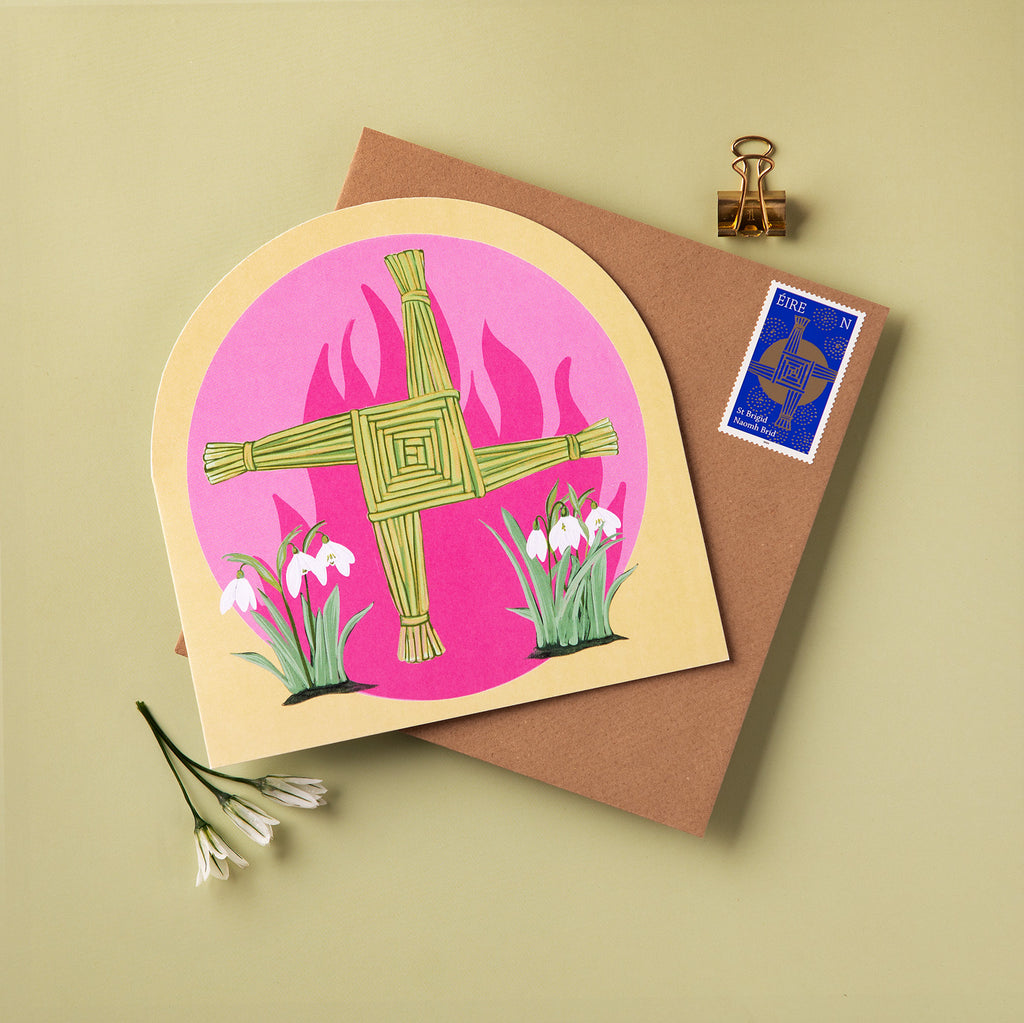 St Brigid's Day Card