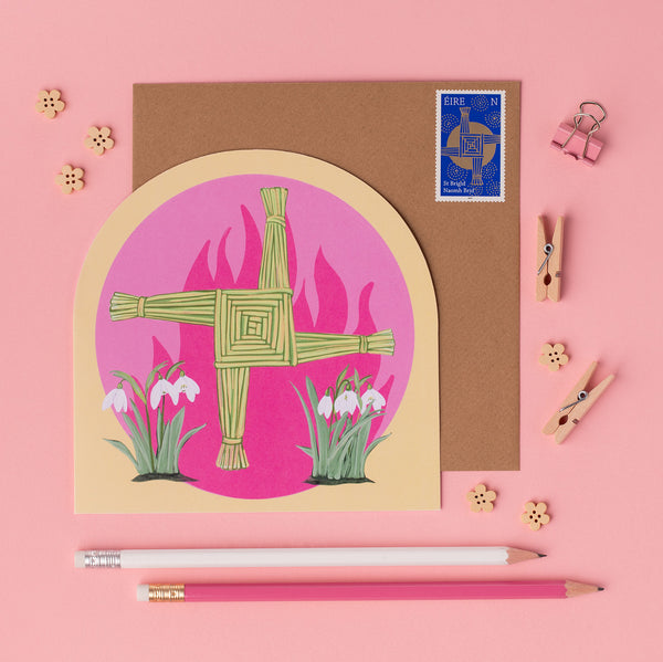 St Brigid's Day Card