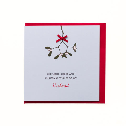 Happy Christmas Husband Card