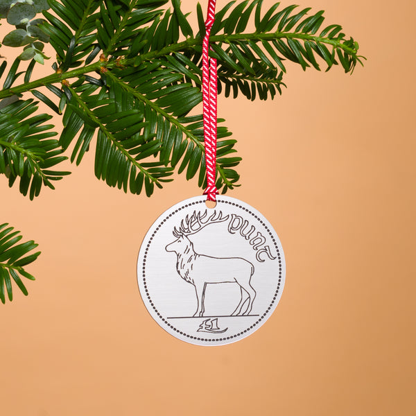Irish Punt Christmas Decoration