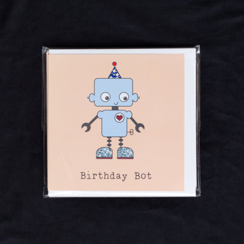 Pack of 6 Cards - Birthday Bot