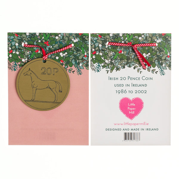 Irish 20p Christmas Decoration