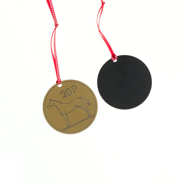 Irish 20p Christmas Decoration