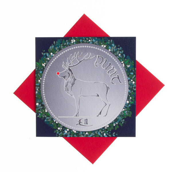 Irish Punt Christmas Card & Decoration Set