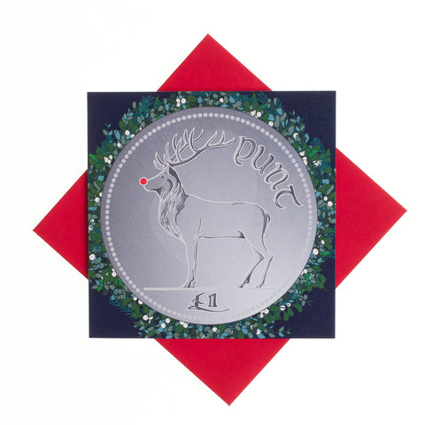 Irish Punt Christmas Card