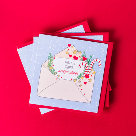 Bundle of 3 Mhúinteoir Christmas Cards