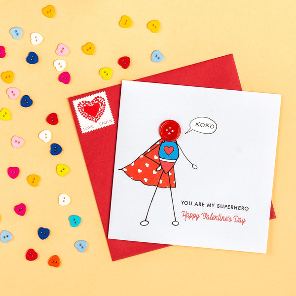 Super Boy Valentine's Card