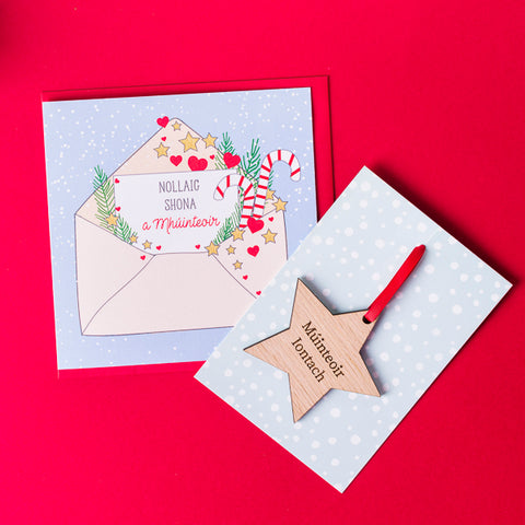 Múinteoir - Teacher Card & Decoration Set