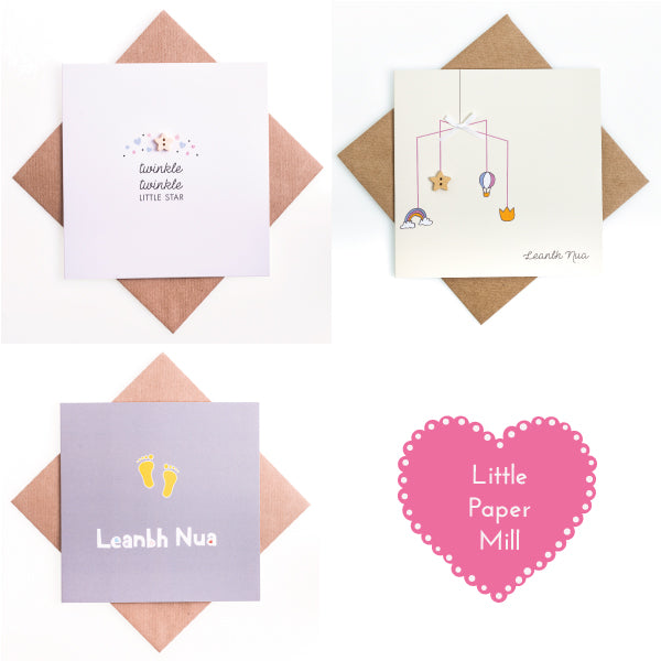 Bundle of 3 Baby Cards