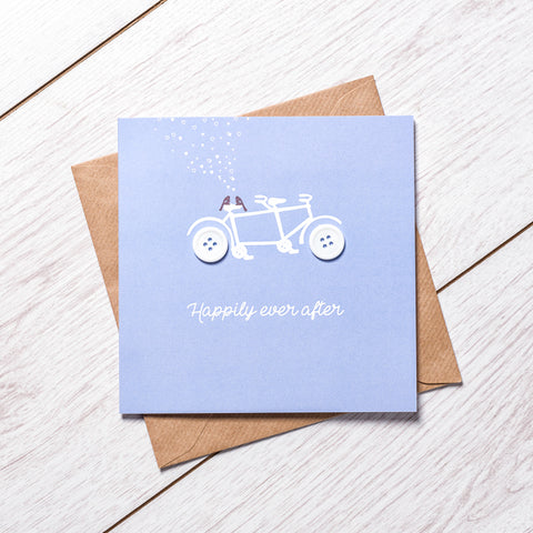 Wedding Bike Card