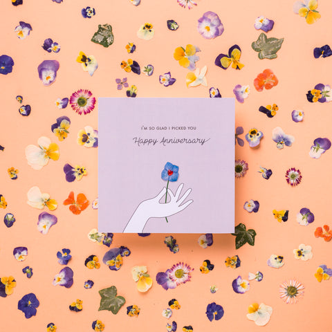 Anniversary Flower Card