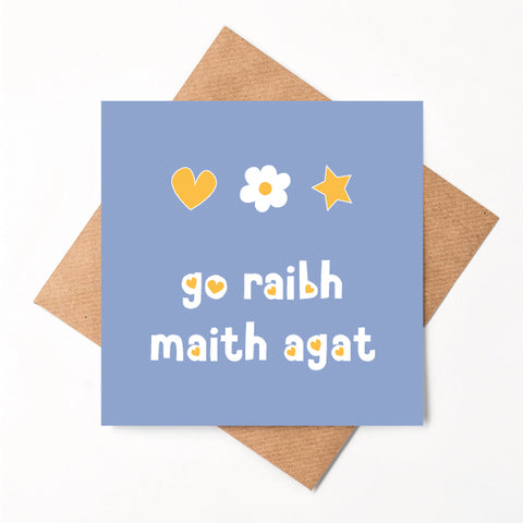 Go Raibh Maith Agat - Irish Thank You Card